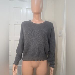 Zara Charcoal Crew Neck Sweater